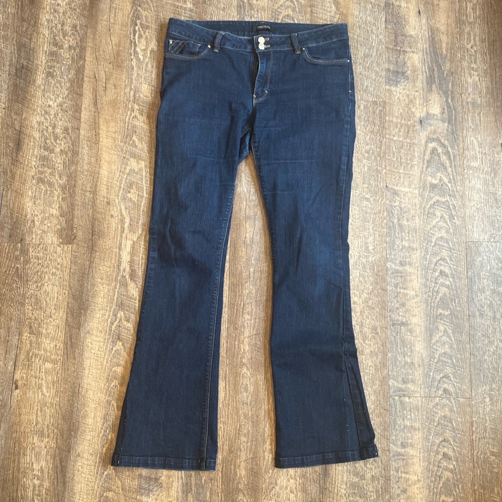 White House Black Market Skinny Flare Jean